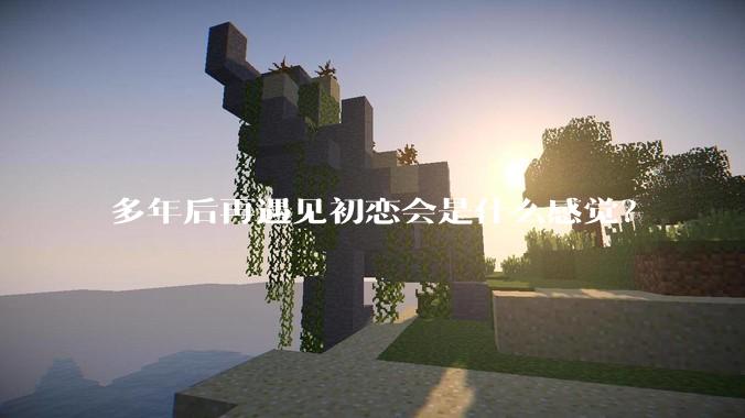 多年后再遇见初恋会是什么感觉？