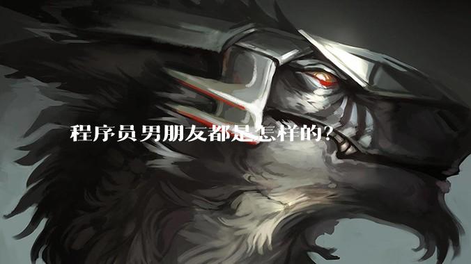 程序员男朋友都是怎样的？